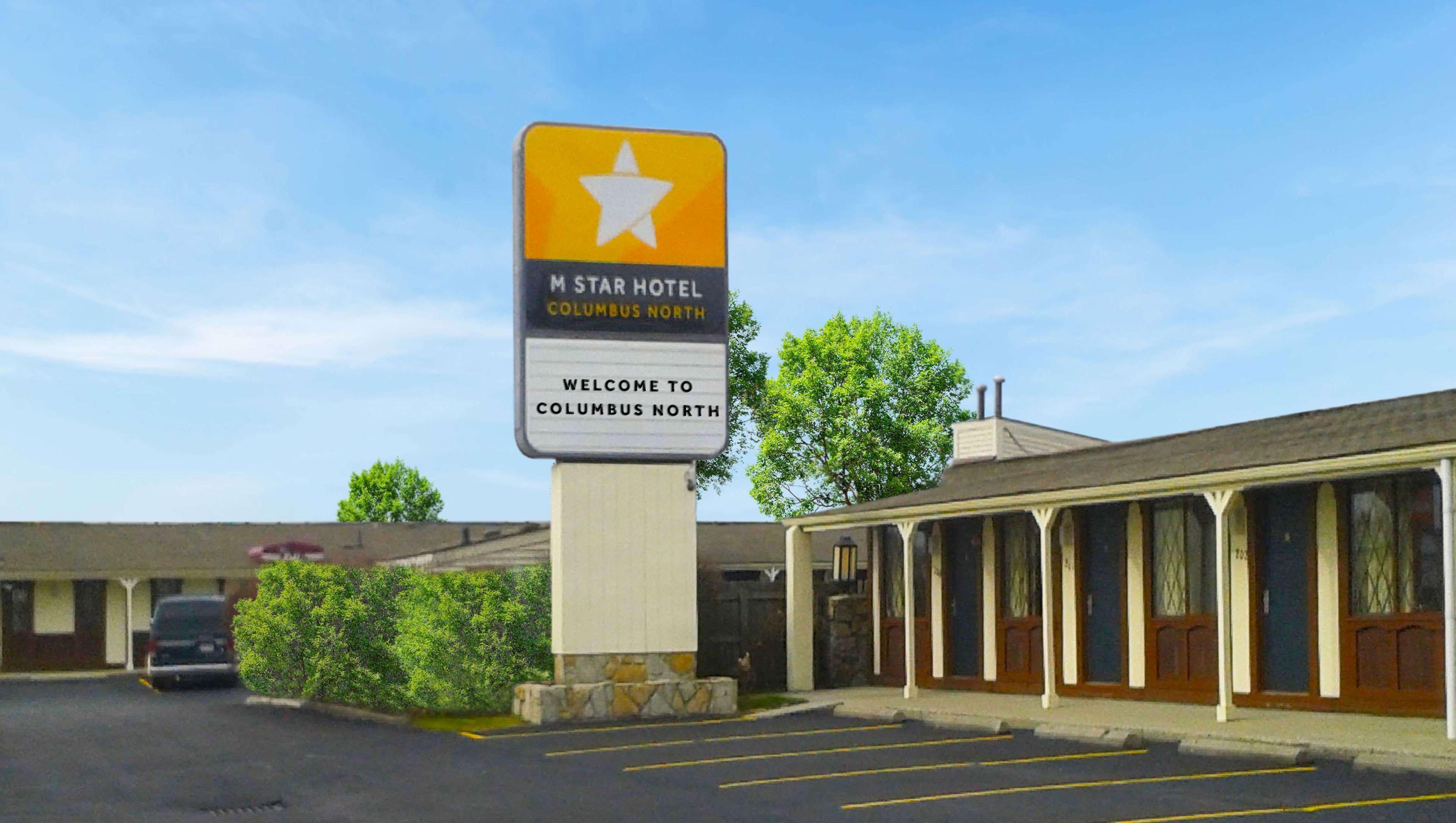 M Star Columbus North Motel Exterior photo